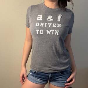 Abercrombie Gray 'Driven To Win' Short Sleeve T-Shirt